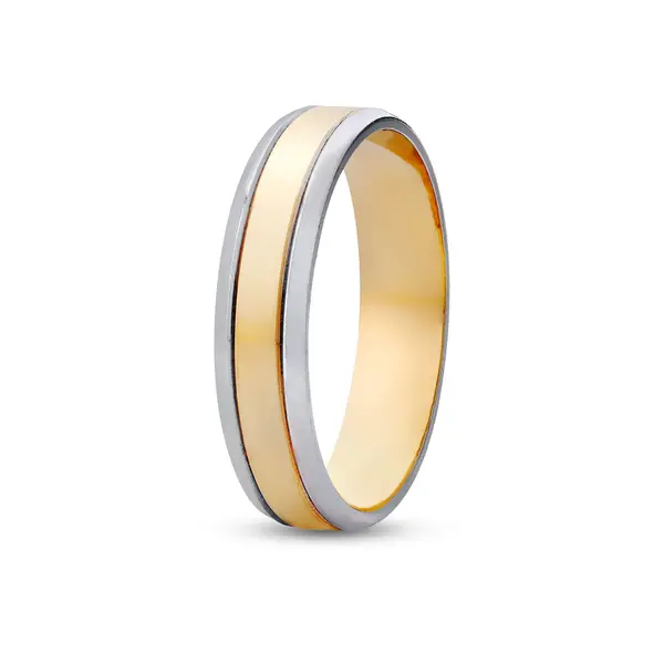 Aliança De Compromisso Versos - Ouro 18K