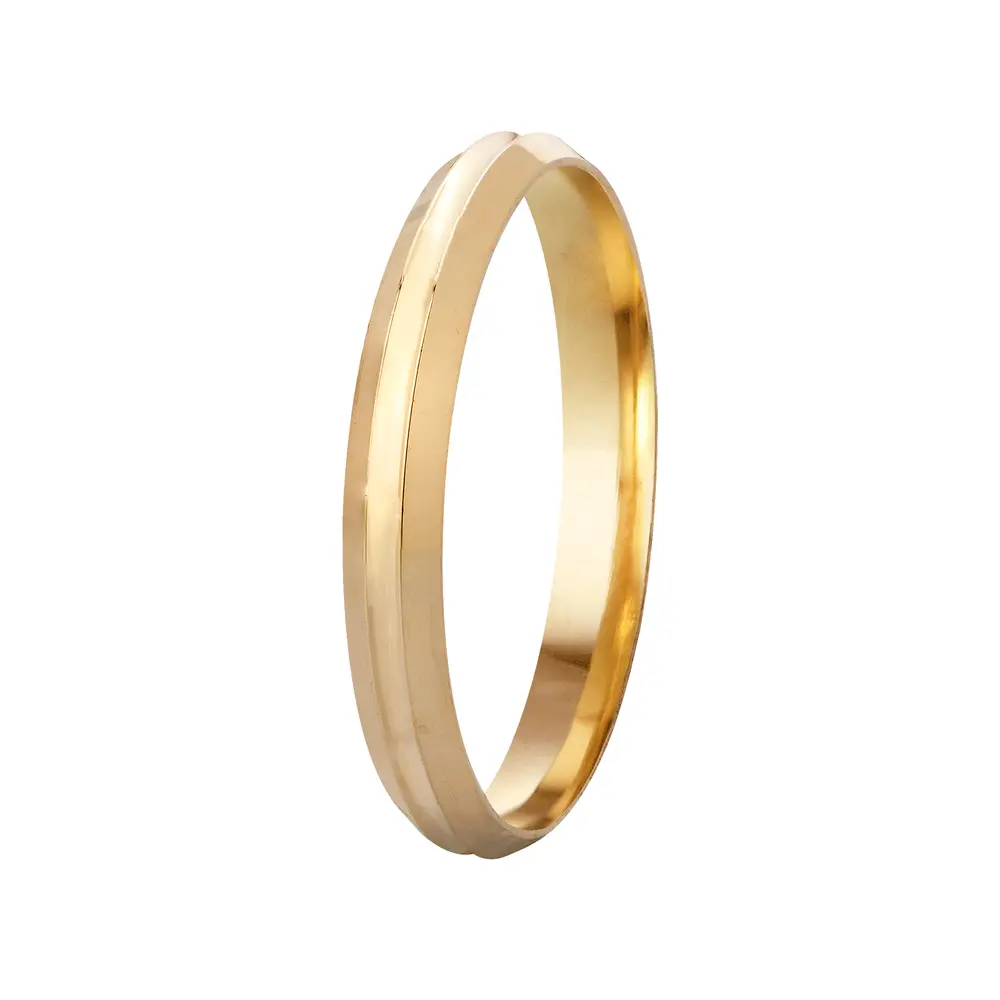 Aliança De Ouro 18K Sorriso (unidade)