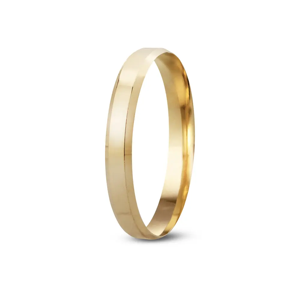 Aliança De Compromisso Te Escolhi - Ouro 18K