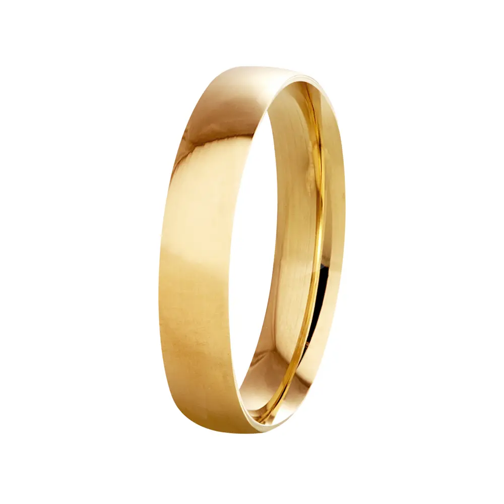 Aliança De Ouro 18K Sentimental (Unidade)