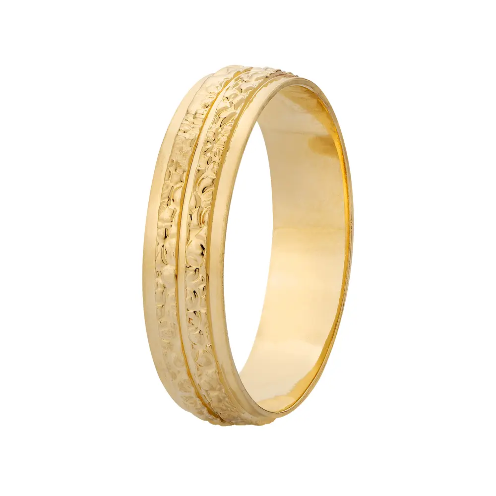Aliança De Ouro 18K Vida (unidade)