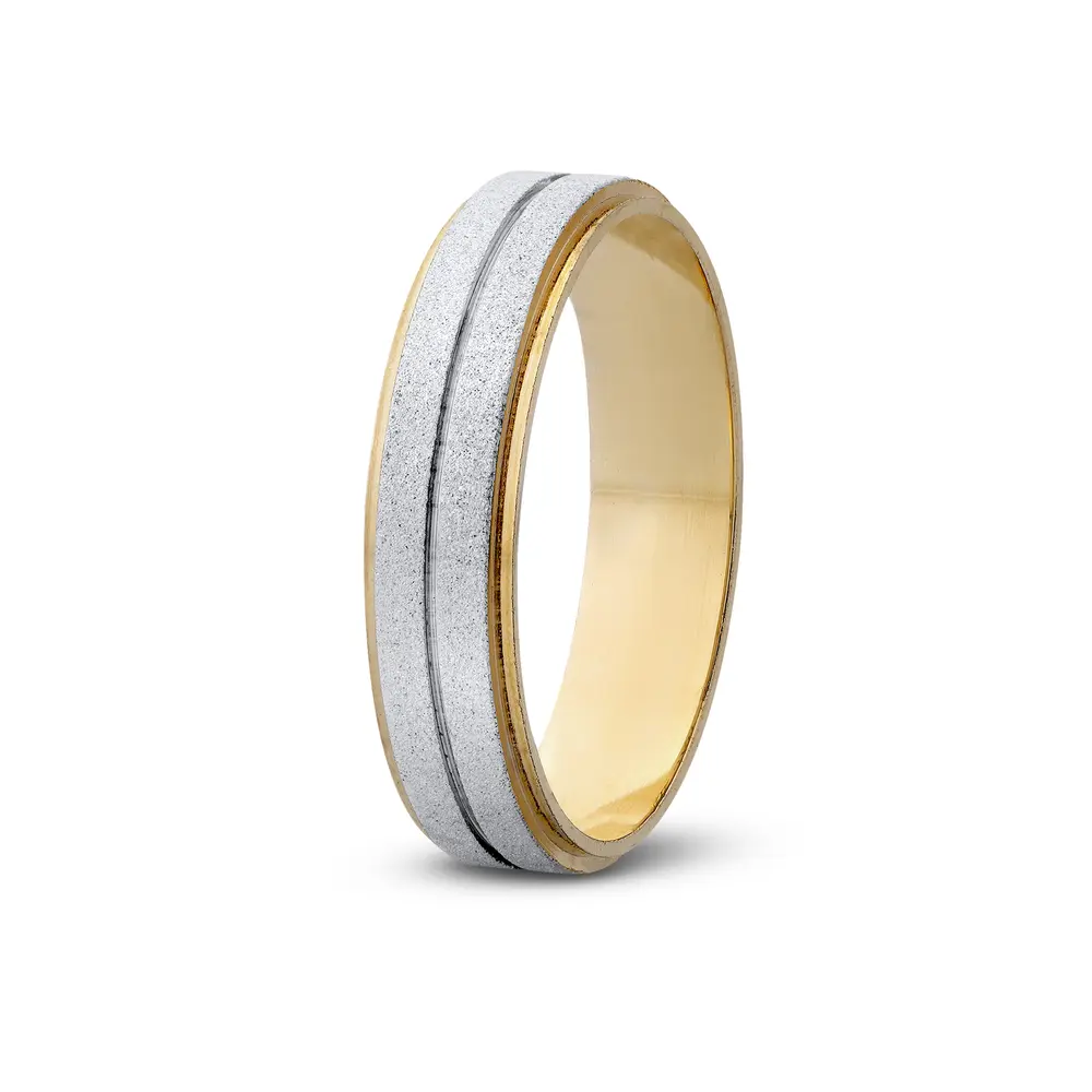 Aliança De Compromisso Sempre Presente - Ouro 18K