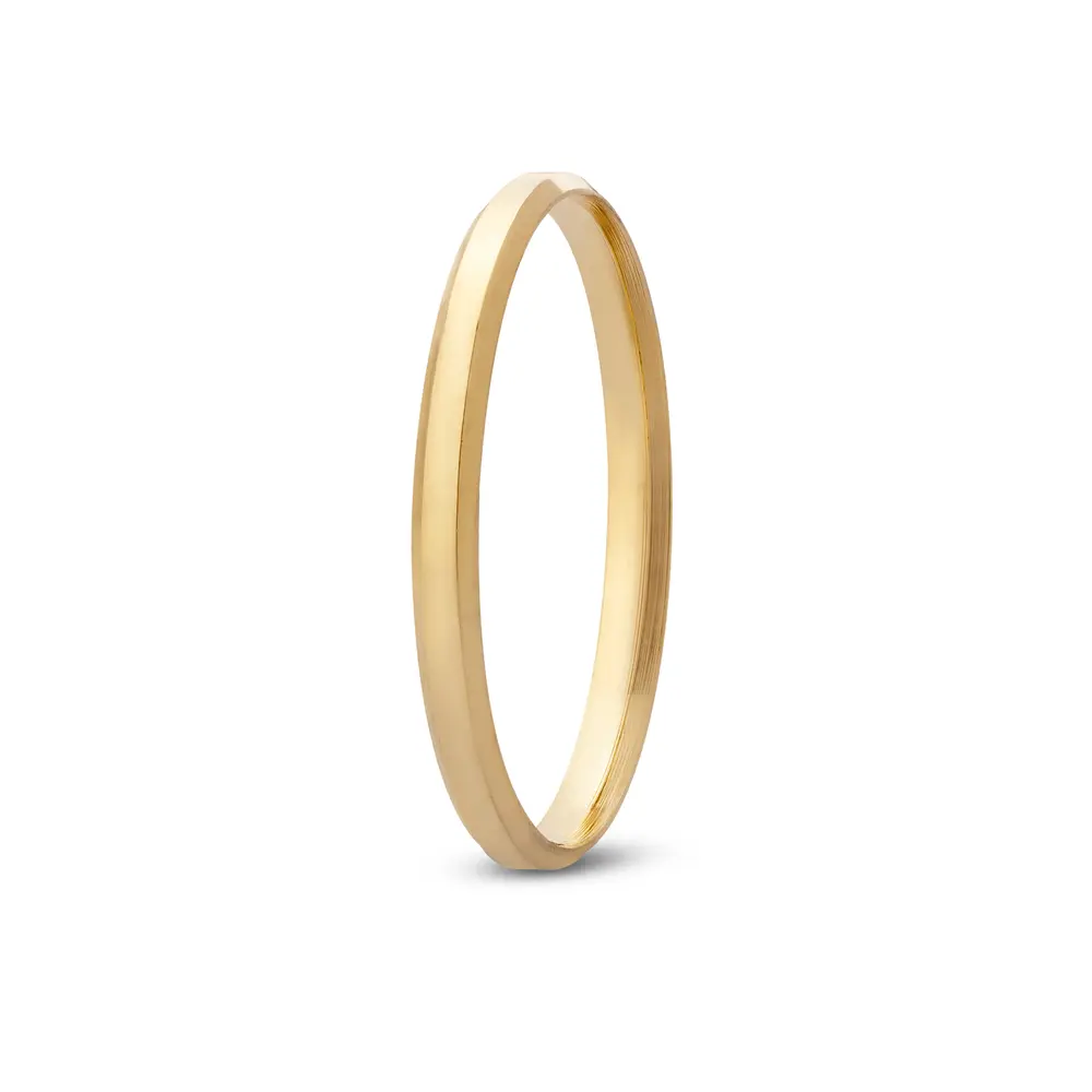 Aliança De Compromisso Tesouro - Ouro 18K