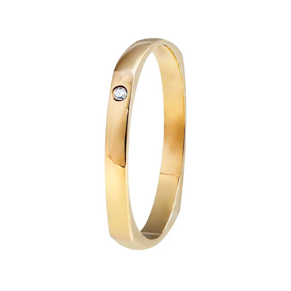 Aliança Ouro 18K Presença (Unidade)
