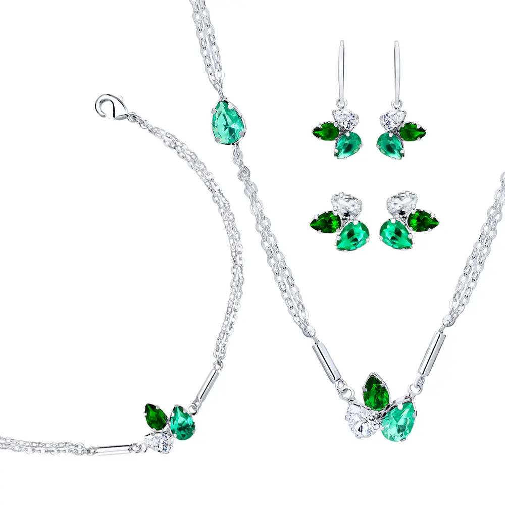 Conjunto Prata Leve Precious Drop