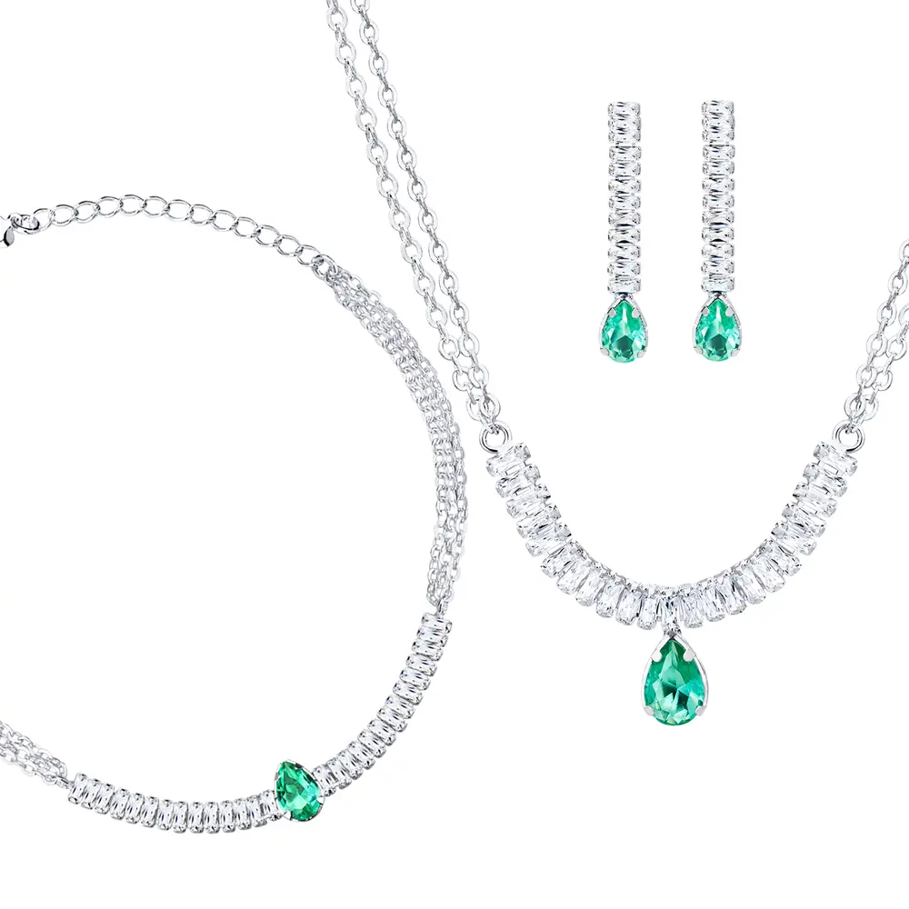 Conjunto Prata Leve Precious Riviera