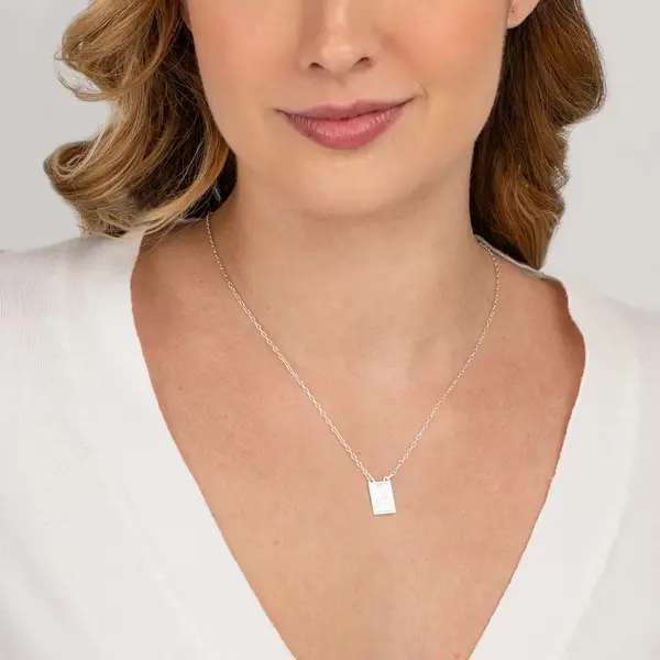 Escapulario Prata Sagrado Coração De Jesus E Sagrado Coração De Maria