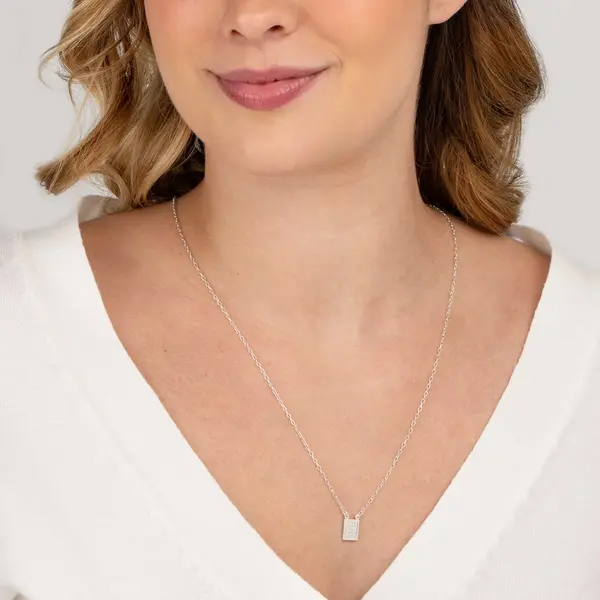 Escapulario Prata  Malha Elos Iguais   Sagrado Coração De Jesus E Sagrado Coração De Maria