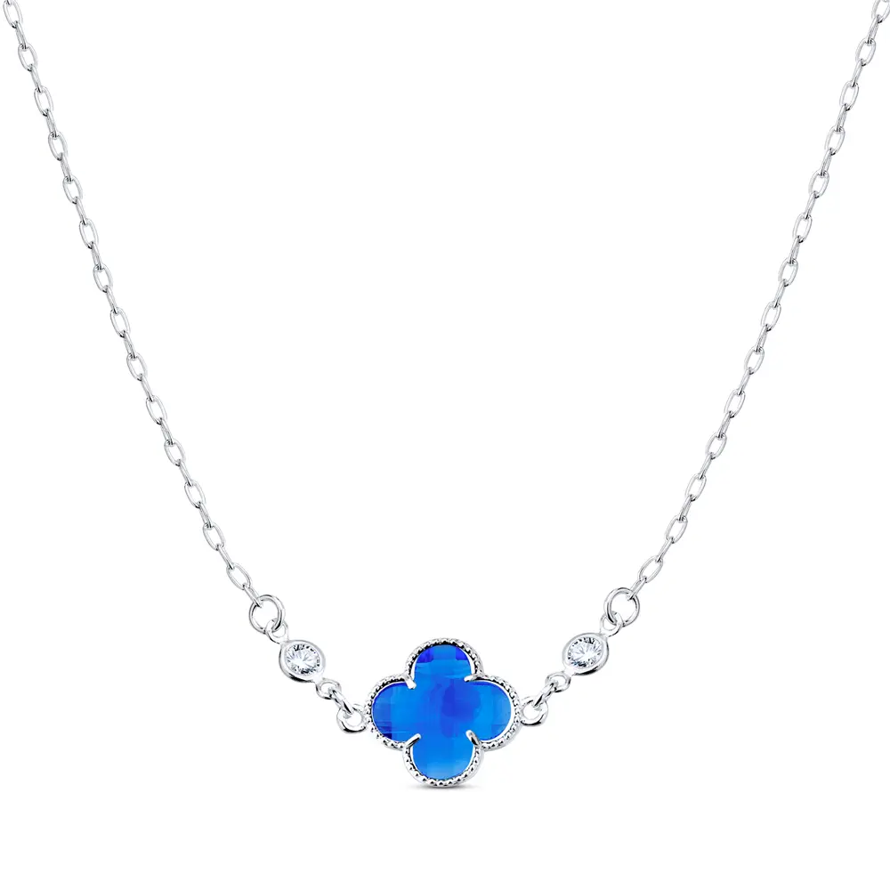 Choker Prata Leve Trevo