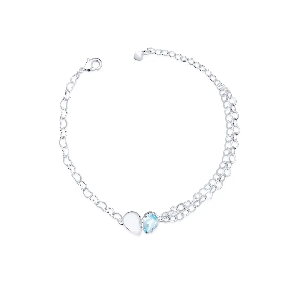 Pulseira Prata Leve Lovely Charme