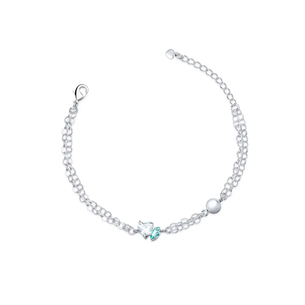 Pulseira Prata Leve Lovely Glow