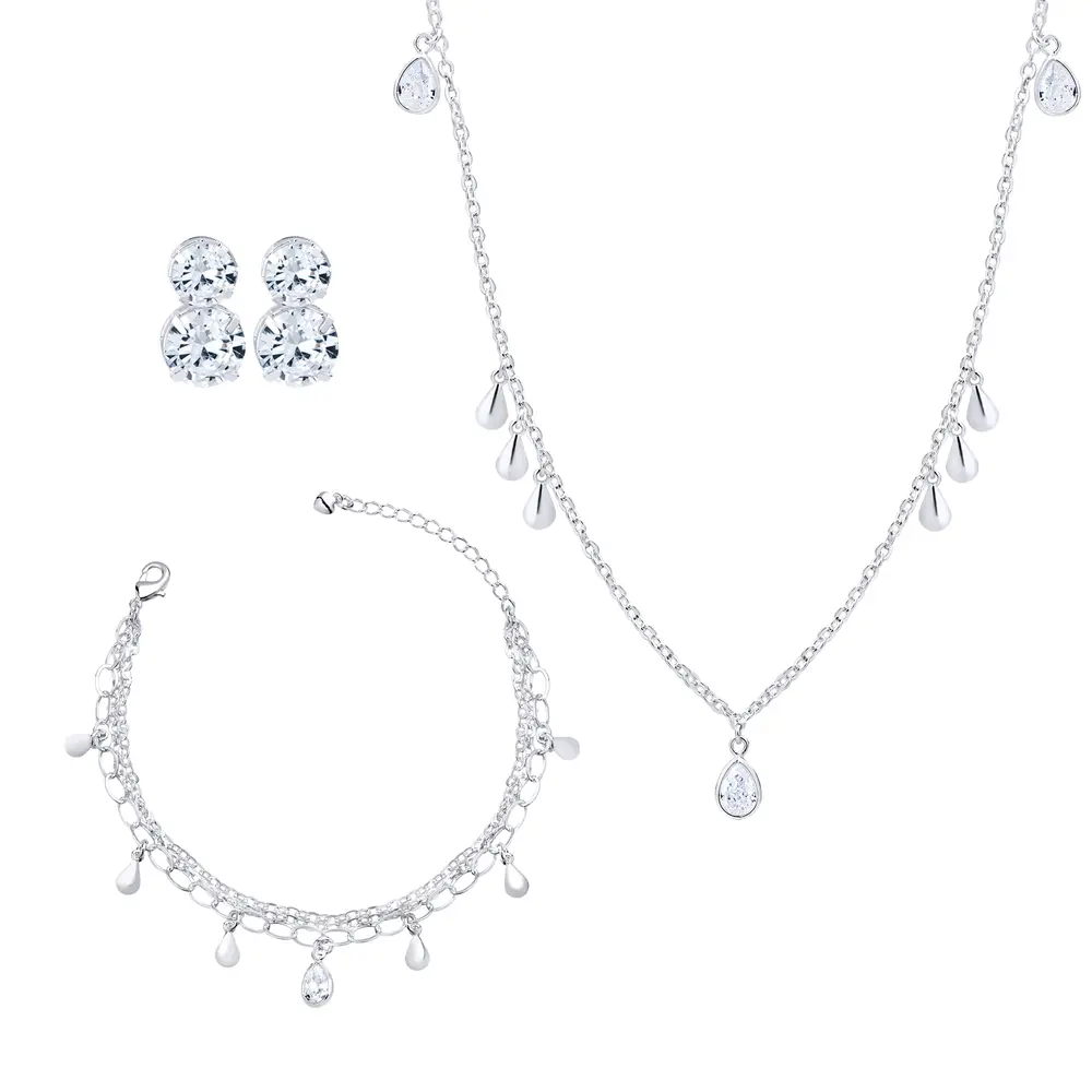 Conjunto Prata Leve Lovely Shine