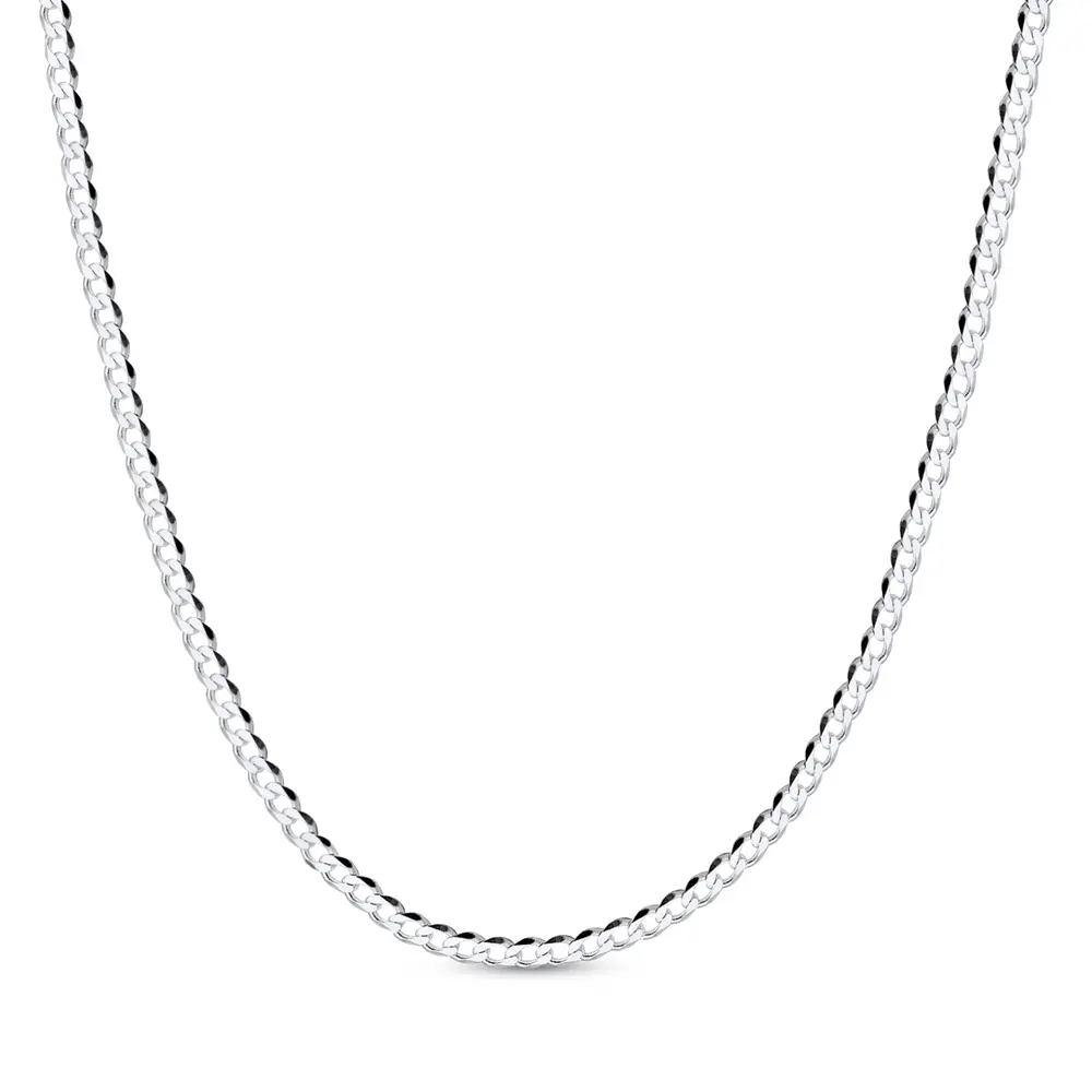Corrente Prata Masculina Grumet 60cm 3mm