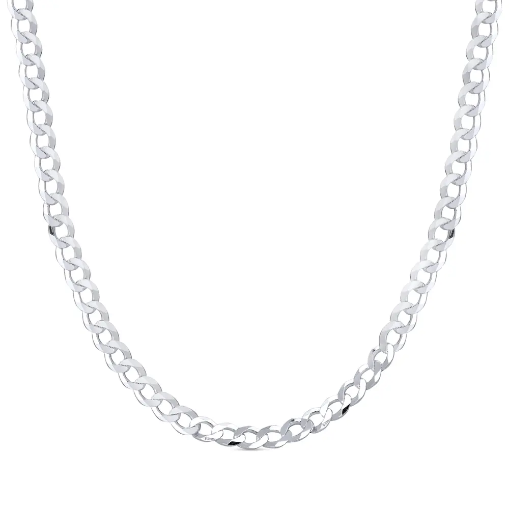 Corrente Prata Masculina Grumet 60cm 5mm