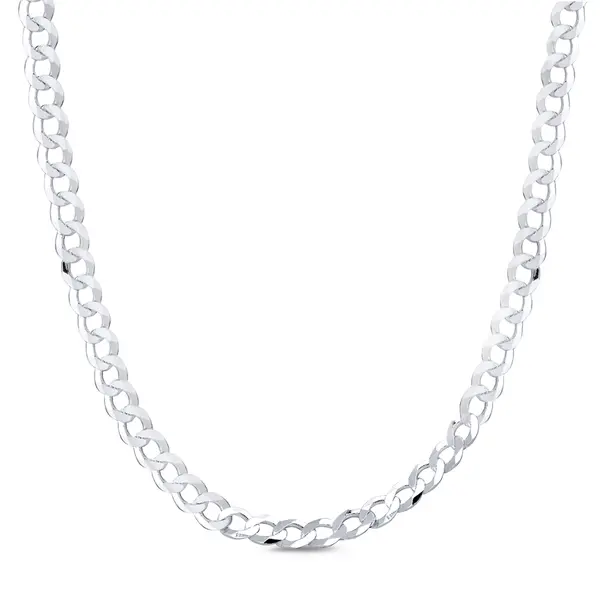 Corrente Prata Masculina Grumet 70cm 6mm