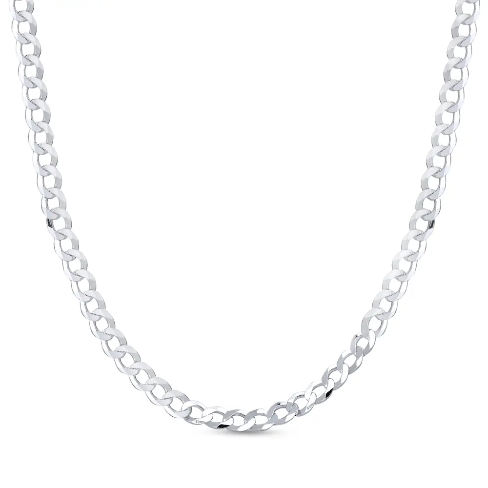 Corrente Prata Masculina Grumet 60cm 5mm