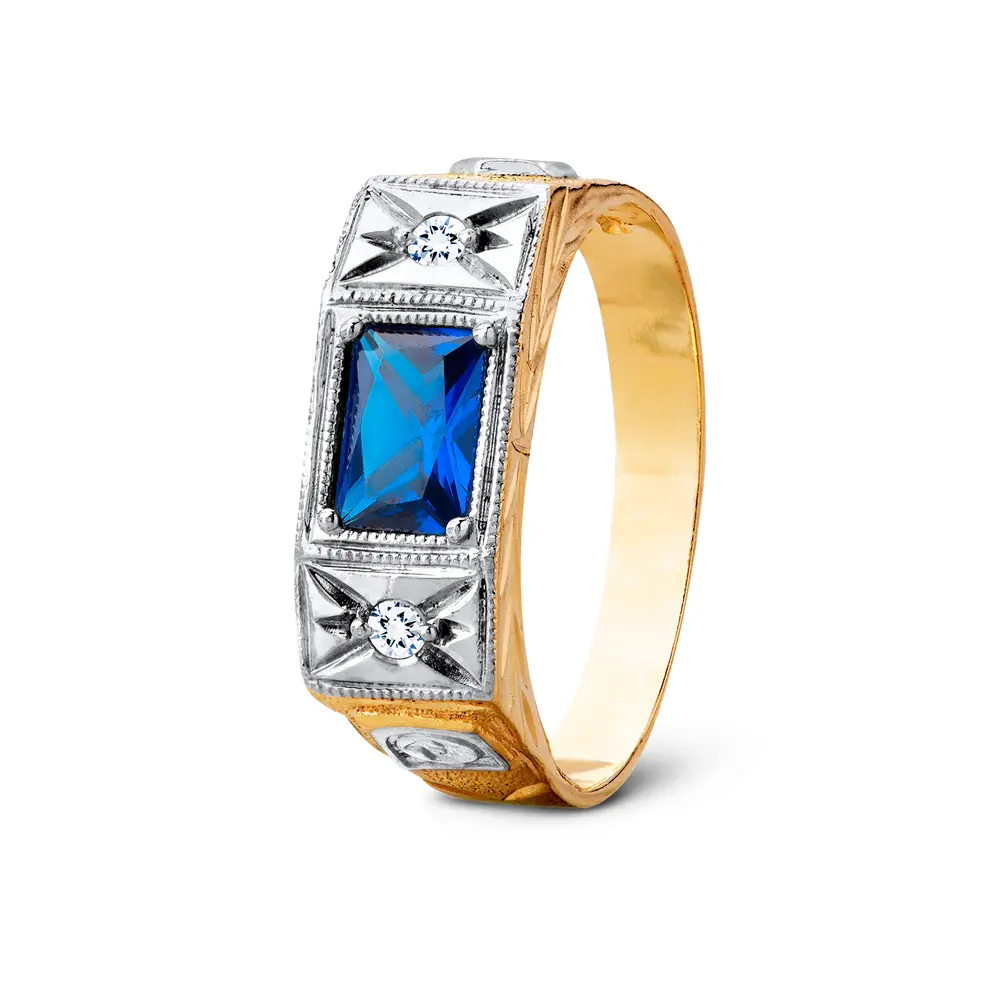 Anel De Formatura Masculino Ouro 18K