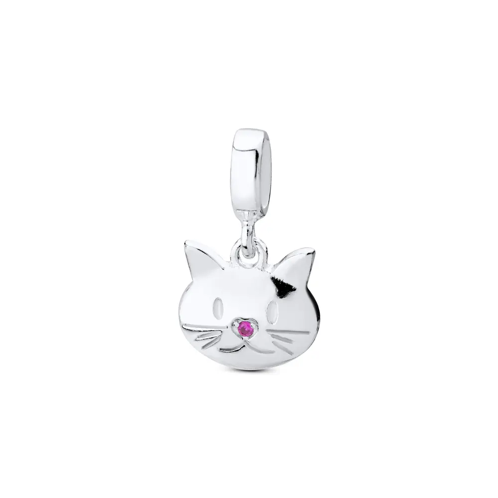 Berloque  Prata  Art Collection Gatinho