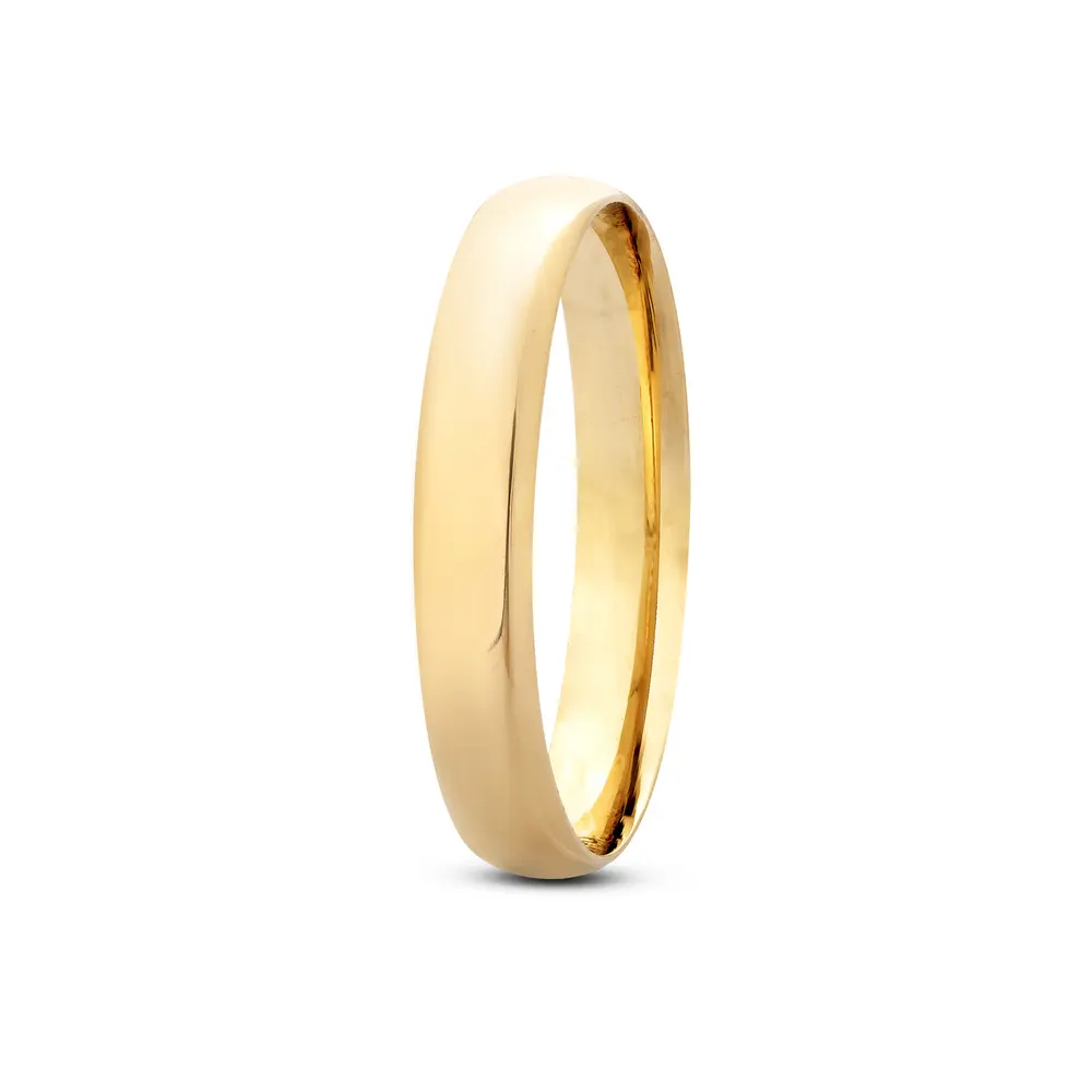 Aliança De Compromisso Romance - Ouro 18K