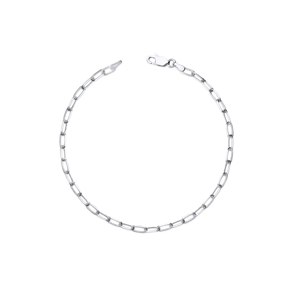 Pulseira Prata Masculina Cartier 21cm