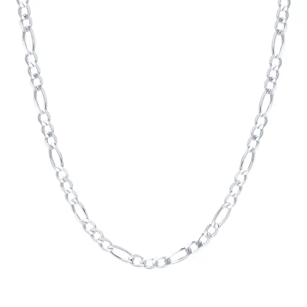 Corrente Prata Masculina Figaro 60cm 3mm