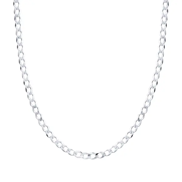 Corrente Prata Masculina Grumet 60cm 3mm
