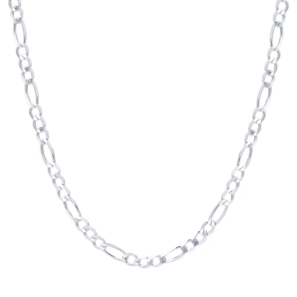 Corrente Prata Masculina Figaro 70cm 3,8mm