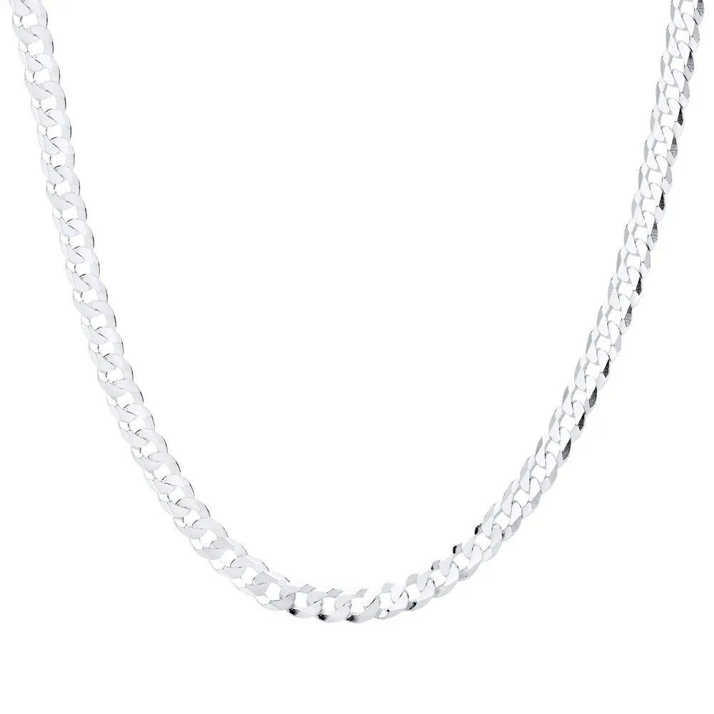 Corrente Prata Masculina Grumet 60cm 4,7mm
