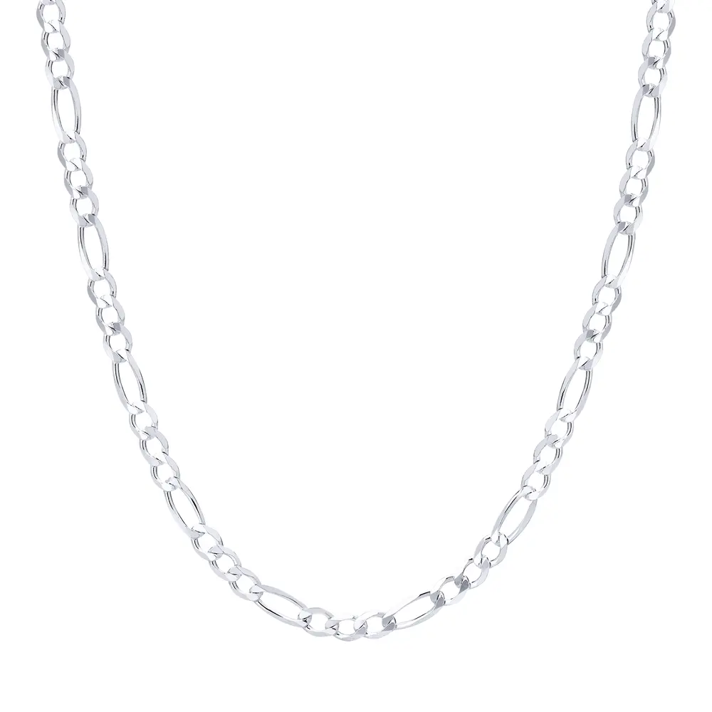 Corrente Prata Masculina Figaro 70cm 3mm