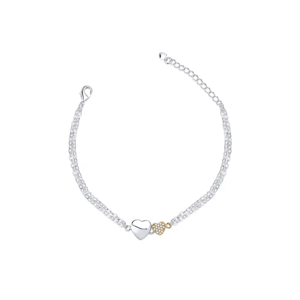 Pulseira Prata Leve Gold Sun Flor de Laranjeira