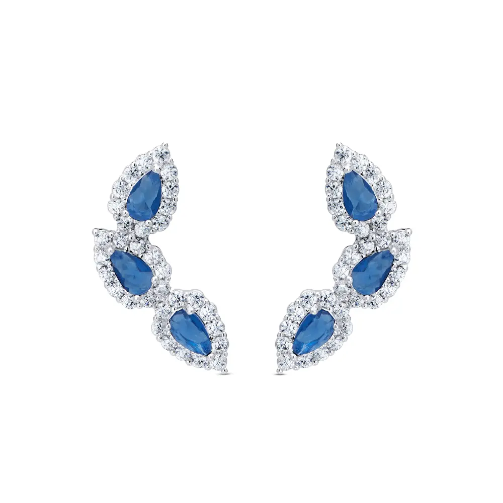 Brinco Prata Leve Flor Amarílis