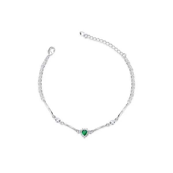 Conjunto Prata Leve Flor Orquídea