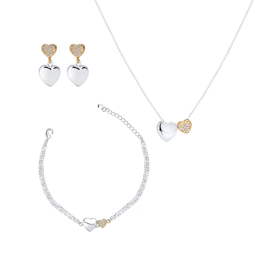 Conjunto Prata Leve Flor de Laranjeira