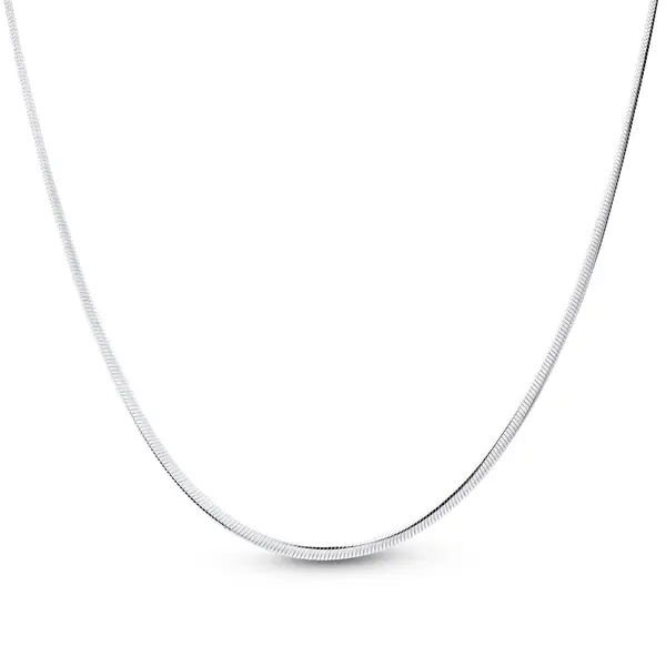 Gargantilha Prata Lacraia 45cm 1,7mm