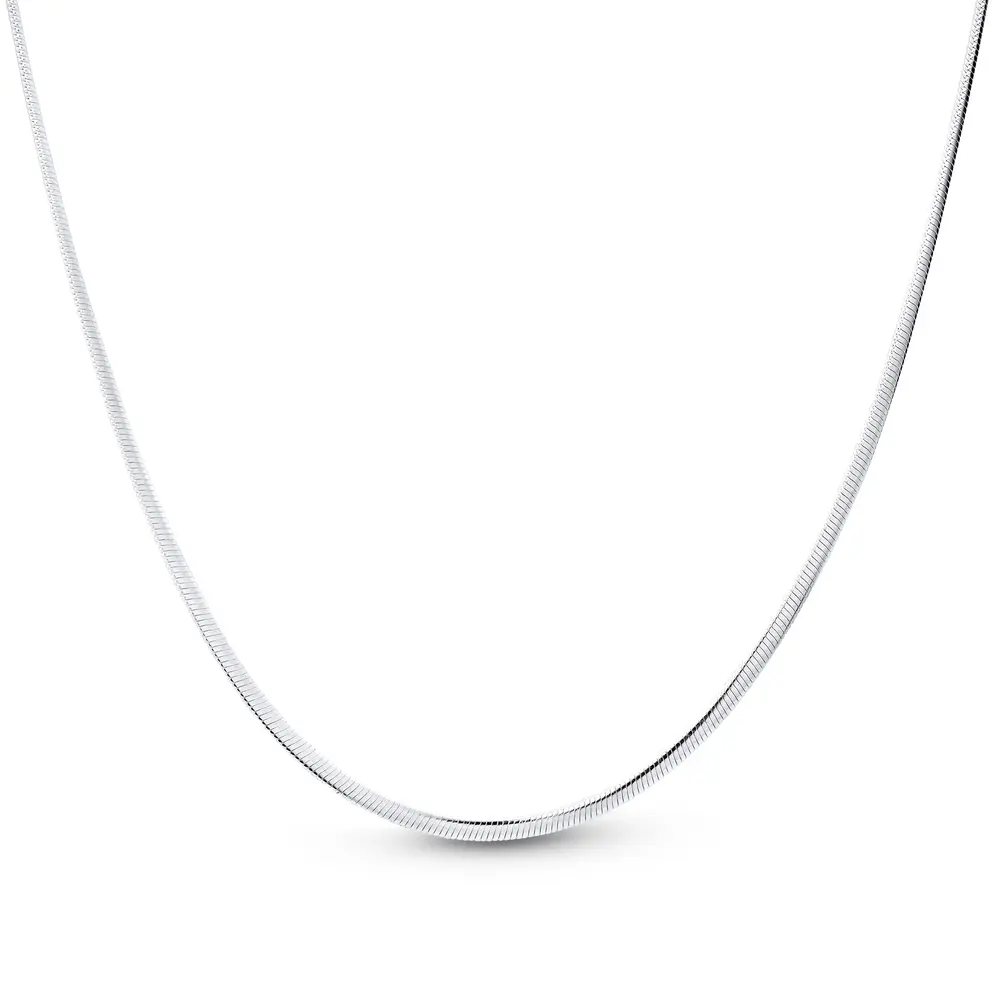 Gargantilha Prata Lacraia 45cm 1,7mm