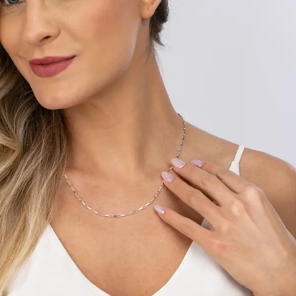 Corrente Prata Cartier 50cm