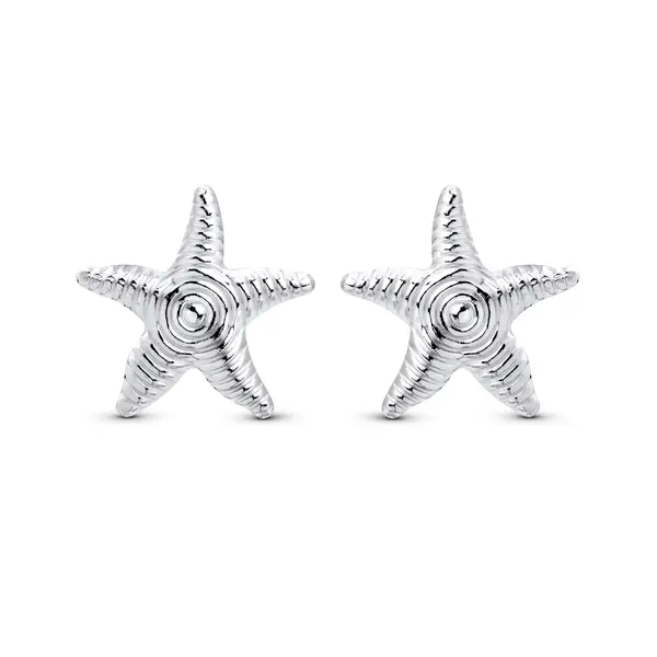 Brinco Prata Estrela do Mar