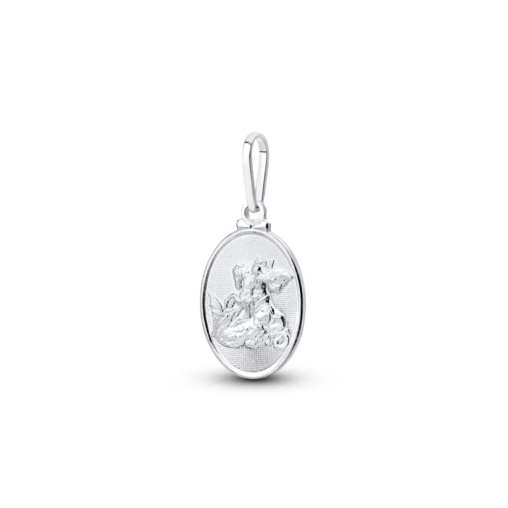 Pingente Prata São Jorge