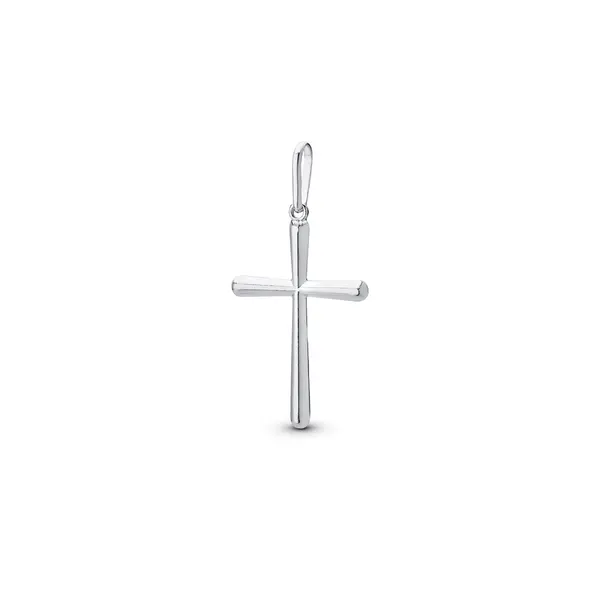 Pingente Prata Cruz Palito Média