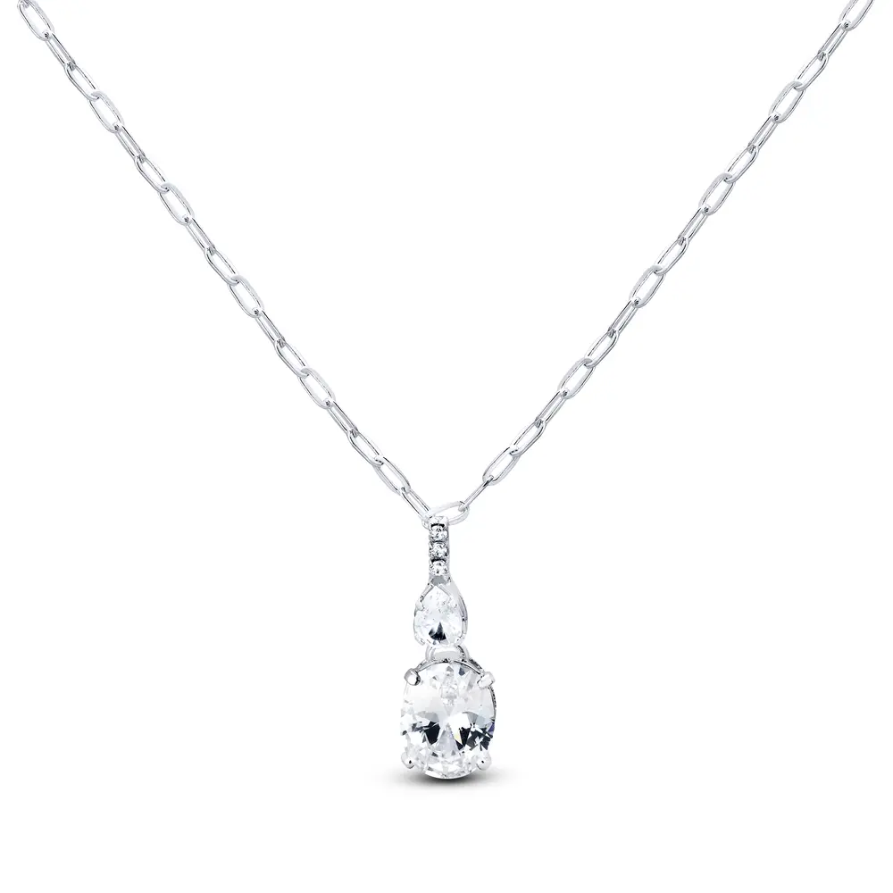 Gargantilha Prata Leve Bless Radiante