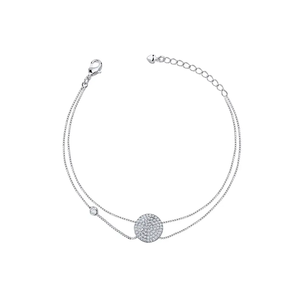 Pulseira Prata Leve Bless Luxo