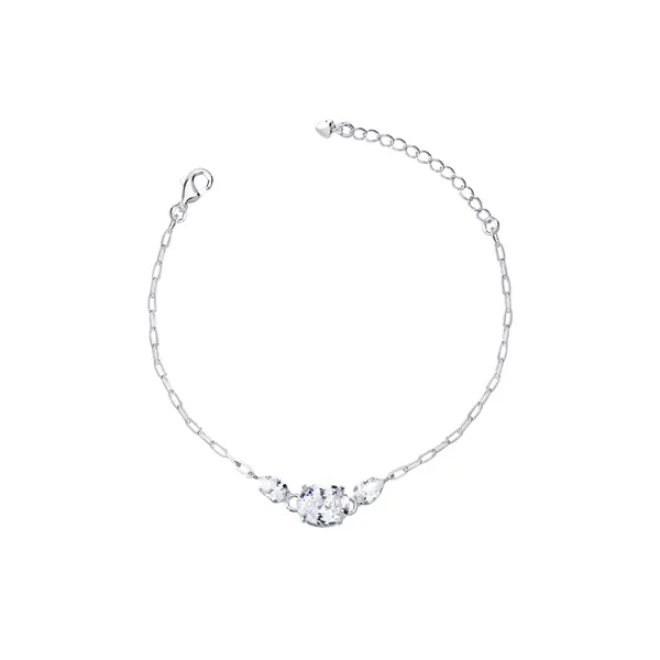 Pulseira Prata Leve Bless Radiante