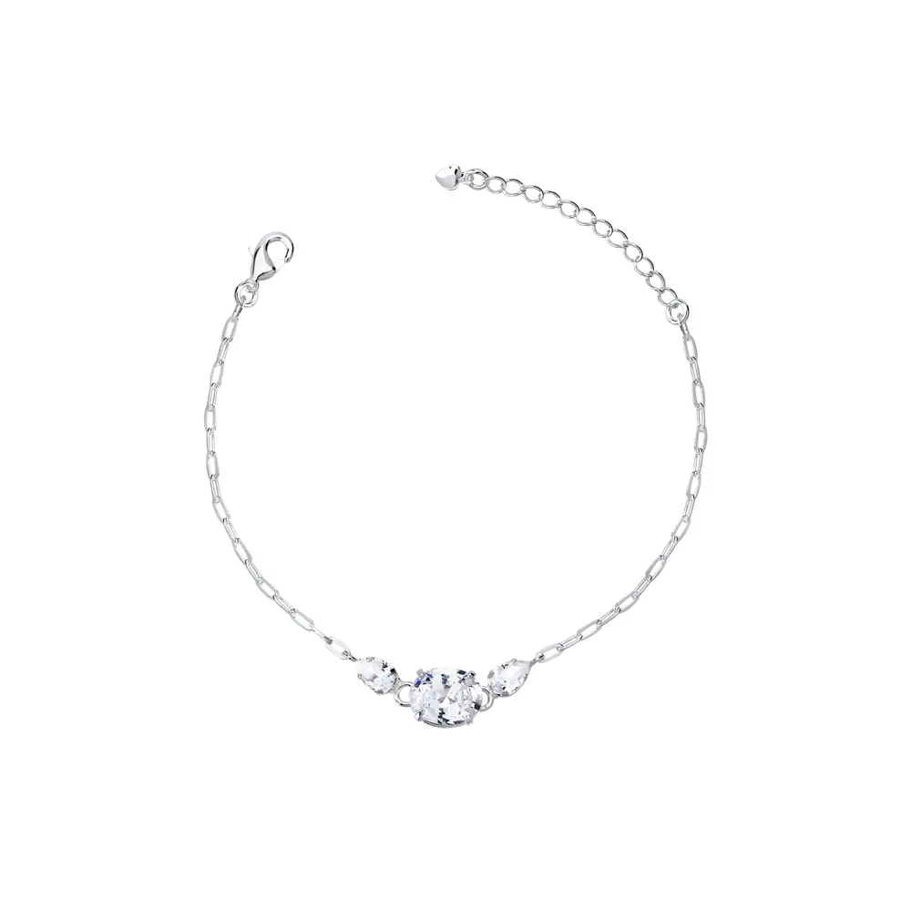 Pulseira Prata Leve Bless Radiante