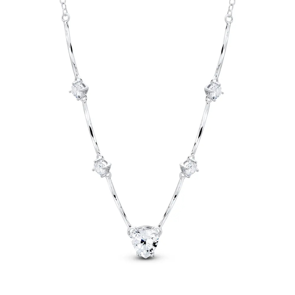 Gargantilha Prata Leve Bless Esplendor