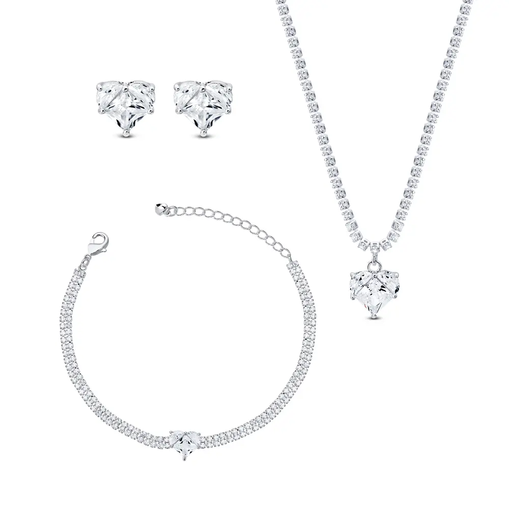 Conjunto Prata Leve Bless Elegância