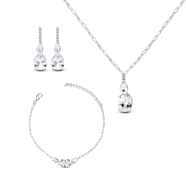 Conjunto Prata Leve Bless Radiante