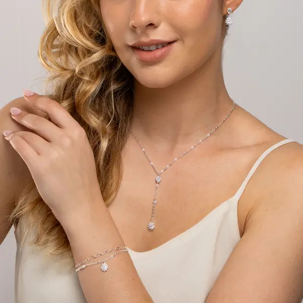 Conjunto Prata Leve Bless Delicate