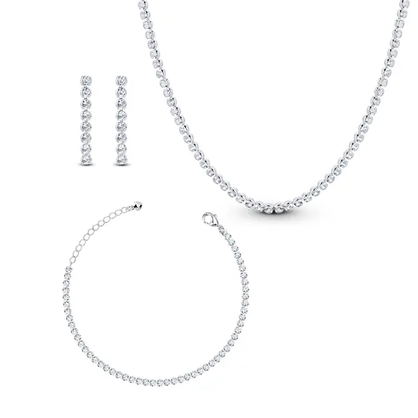 Conjunto Prata Leve Bless Requinte