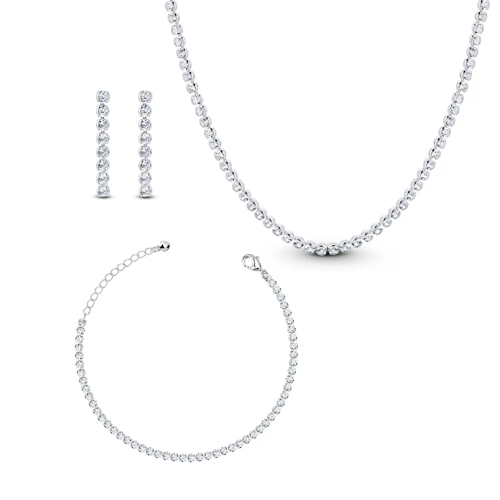 Conjunto Prata Leve Bless Requinte