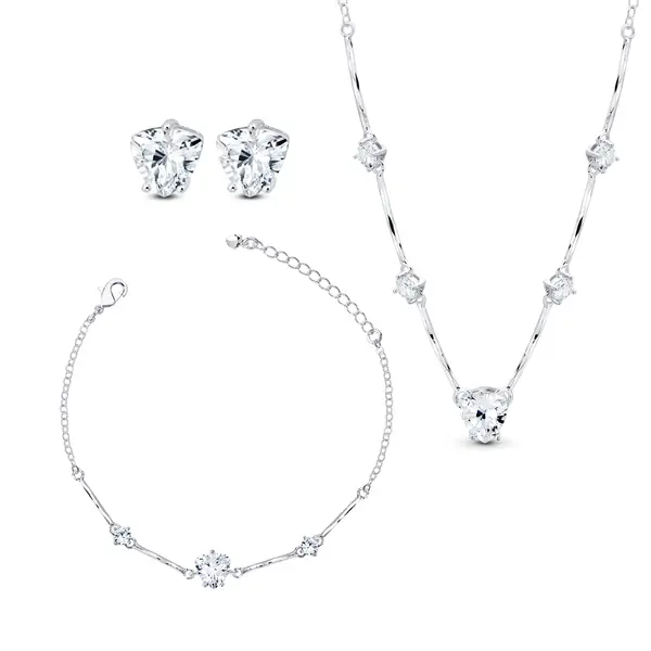 Conjunto Prata Leve Bless Esplendor